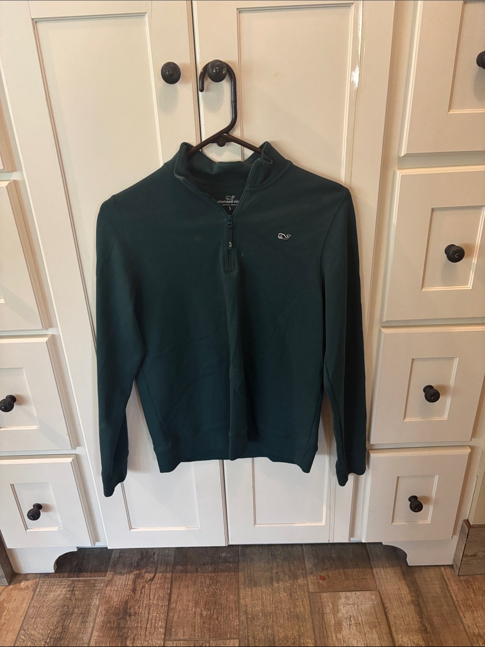 Vineyard Vines Hunter Green Half-Zip Pullover